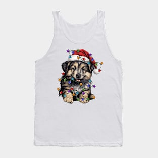 Christmas Puppy Tank Top